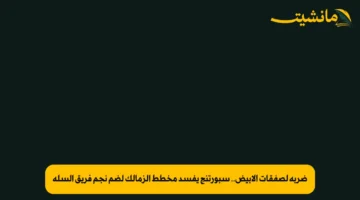ضربة لصفقات الأبيض.. سبورتنج يفسد مخطط الزمالك لضم نجم فريق السلة